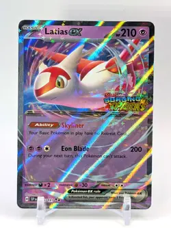 Latias ex 076/191 Surging Sparks Stamp Premium Collection Holo Pokemon NM EN SSP - Image 1