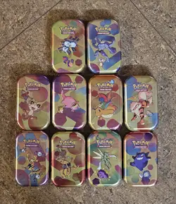 Pokemon TCG 151 Mini Tins Complete Set (Lot Of 10) - Image 1