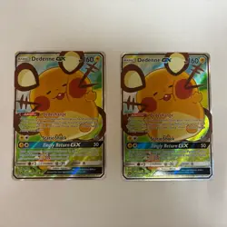 2x Pokemon TCG Dedenne GX Trainer's Toolkit 2020 195a/214 Holo Promo Card - Image 1