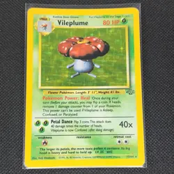 Vileplume - 15/64 - Holo Rare - Jungle - Unlimited - Pokemon Card - LP - Image 1