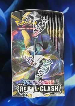 Pokemon 2020 Sword & Shield Rebel Clash Booster Box TCG Sealed Nm Mint - Image 2