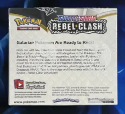 Pokemon 2020 Sword & Shield Rebel Clash Booster Box TCG Sealed Nm Mint - Image 3