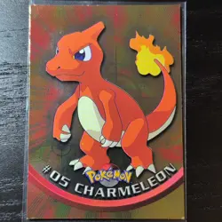 1999 Topps Pokemon TV Animation Series 1 Charmeleon #05 Blue Logo Holo Foil - Image 1