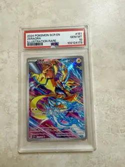 Zeraora 151/142 Illustration Rare IR PSA 10 2024 Pokemon Stellar Crown - Image 1