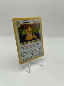 Pokemon TCG Dragonite 4/62 Fossil Unlimited Holo Rare - LP - Image 3