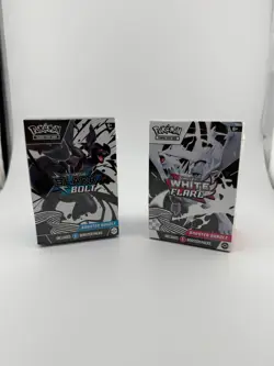 Pokemon Black Bolt and White Flare Booster Bundle Set of 2 Sealed New - Image 1