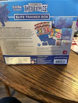 Pokemon Elite Trainer Box Battle Styles 2021 Sword and Shield Blue New Sealed - Image 2