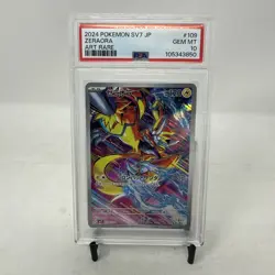 Zeraora 109/102 PSA 10 AR Stellar Miracle SV7 Pokemon Art Rare - Image 1