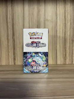 Pokemon TCG Stellar Crown Half Booster Box (18 Packs) New and Sealed - Image 1