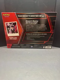 New Sealed Pokemon TCG Destined Rivals Team Rocket's Mewtwo Ex Box **Free Ship** - Image 2
