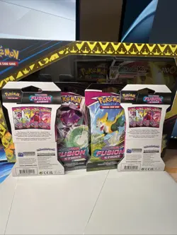 X4 Pokemon TCG Fusion Strike Sleeved Booster Packs - New & Sealed - Image 2