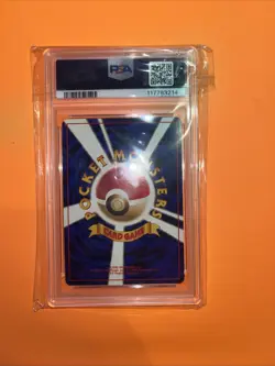 Hitmonlee 106 Mystery of The Fossil Holo Rare Pokemon TCG Japanese PSA 9 Swirl - Image 5