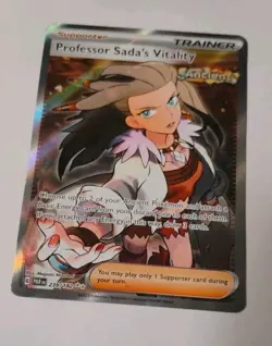 Pokemon TCG Paradox Rift Ultra Rare Professor Sada's Vitality 239/182 NM - Image 1