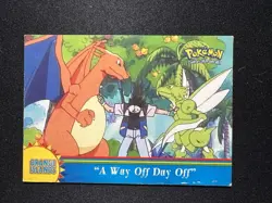 TOPPS POKEMON ORANGE ISLANDS SERIES 3 A WAY OFF DAY OFF #OR15 BLUE LOGO 2000 - Image 1