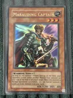 Yugioh Marauding Captain LOD-018 Ultra Rare - Image 1