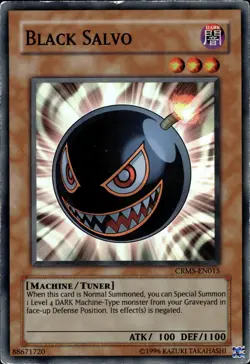 Black Salvo - Super Rare CRMS-EN015 - HP - YuGiOh - Image 1