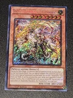 Yugioh! Dogmatika Fleurdelis, The Thunderbolt Secret Rare DOOD-EN026 - Image 2