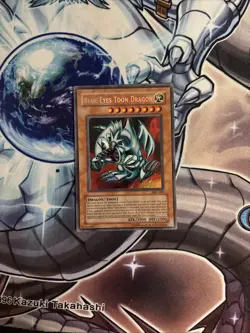 (73) Blue Eyes Toon Dragon Secret Rare MRL-000 Unlimited Yu-Gi-Oh LP - Image 1