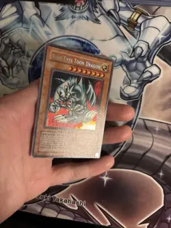 (73) Blue Eyes Toon Dragon Secret Rare MRL-000 Unlimited Yu-Gi-Oh LP - Image 2