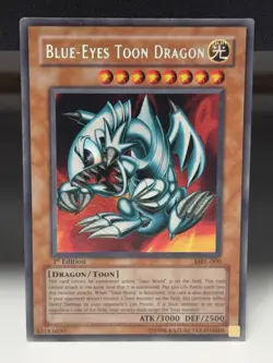 Blue-Eyes Toon Dragon MRL-000 Magic Ruler 1st Edition Secret Rare NA Print #5 - Image 1