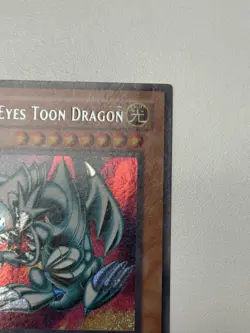 Blue-Eyes Toon Dragon MRL-000 Magic Ruler 1st Edition Secret Rare NA Print #5 - Image 2