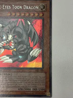 Blue-Eyes Toon Dragon MRL-000 Magic Ruler 1st Edition Secret Rare NA Print #5 - Image 3
