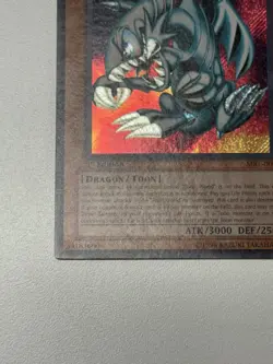 Blue-Eyes Toon Dragon MRL-000 Magic Ruler 1st Edition Secret Rare NA Print #5 - Image 5