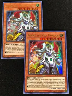 Yugioh Zaborg The Mega Monarch 1st DUPO-EN079 ULTRA x2 (NM) - Image 1