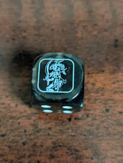Yu-Gi-Oh! Dice Black Luster Soldier - Image 1