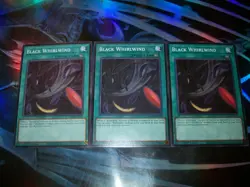 3x Black Whirlwind 1st Edition Common L5DD-ENC19 Yu-Gi-Oh! - Image 1