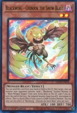 Yugioh! Blackwing - Chinook the Snow Blast - MP23-EN154 - Ultra Rare - 1st Editi - Image 1