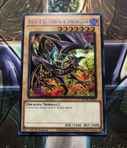 *** RED-EYES BLACK DRAGON *** PRISMATIC SECRET RARE MP24-EN054 (MINT) YUGIOH! - Image 1
