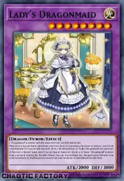YUGIOH BLMM-EN049 Lady's Dragonmaid Emblazoned Ultra Rare 1st Edition NM - Image 1