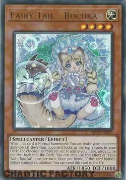 YUGIOH GFTP-EN009 Fairy Tail - Rochka Ultra Rare 1st Edition NM - Image 1