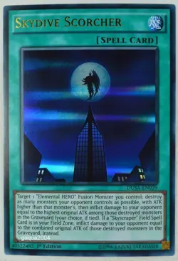 YUGIOH Skydive Scorcher DUSA-EN029 Ultra Rare 1st edition - Image 1