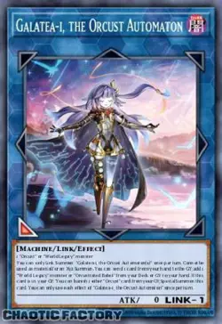 YUGIOH BLMM-EN052 Galatea-I, the Orcust Automaton Emblazoned Ultra Rare 1st Edit - Image 1