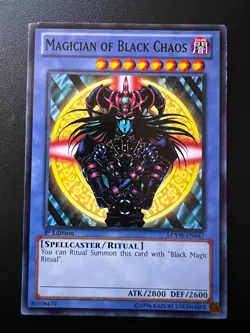 Magician of Black Chaos LCYW-EN047 Common 1st Edition Light Play+ Yugioh - Image 1