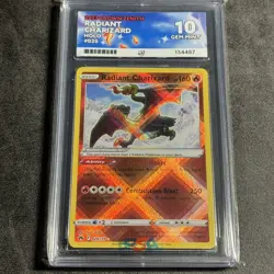 Pokemon Radiant Charizard Crown Zenith Holo Card 020/159 ACE 10 GEM MINT - Image 1