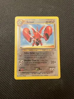 Scizor 29/75 Pokemon Neo Discovery Regular Rare Card - NM - Image 1