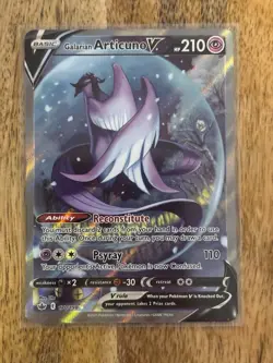Galarian Articuno V 170/198 Chilling Reign Pokemon Card Full Alt Art Holo - Image 1