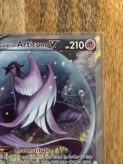 Galarian Articuno V 170/198 Chilling Reign Pokemon Card Full Alt Art Holo - Image 3