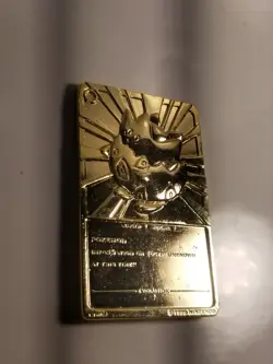 Pokemon Togepi 23K Gold Plated Card Nintendo 1999 Burger King US SELLER - Image 4