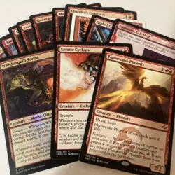 MTG Red Mix Creature Lot 12-15 Cards Mix Creature Deck Builder NM No Duplicates - Image 1