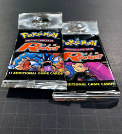 Pokemon OPENED Booster TEAM ROCKET PACK Artwork Lot x2 EMPTY Gyarados - NO CARDS - Image 4