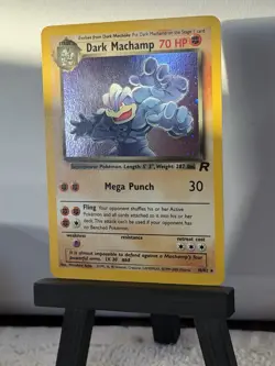 Pokemon TCG Dark Machamp Holo Card Team Rocket Set 10/82 (EXCELLENT CONDITION) - Image 2