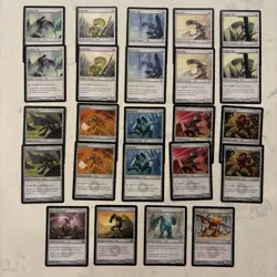Magic the Gathering MTG Myr Lot Of 24 Cards Light Play Bundle - Image 1