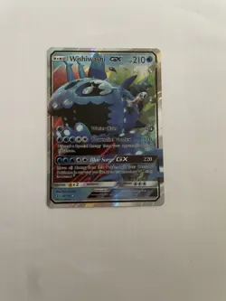Pokemon TCG Wishiwashi GX 38/145 Guardians Rising Ultra Rare Trading Card - Image 1