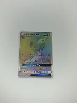 Ampharos GX Holo Card 185/181 Secret Team Up Edition - Image 1