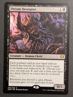 MTG Card - 1x Dream Devourer - Kaldheim - NM - Rare Black - Magic The Gathering - Image 1