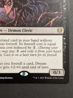 MTG Card - 1x Dream Devourer - Kaldheim - NM - Rare Black - Magic The Gathering - Image 4